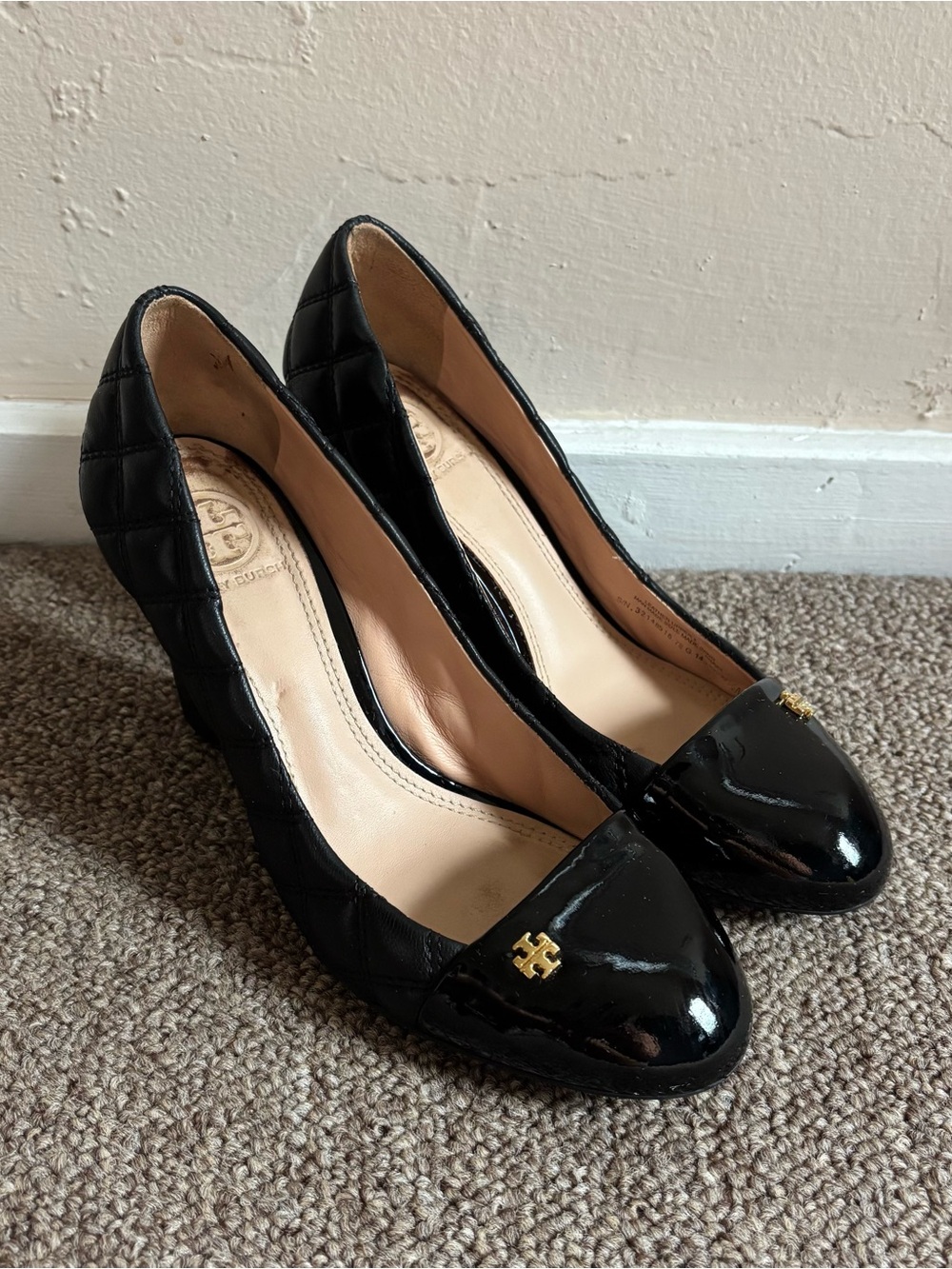 Tory Burch Wedge Shoes Size 6.5